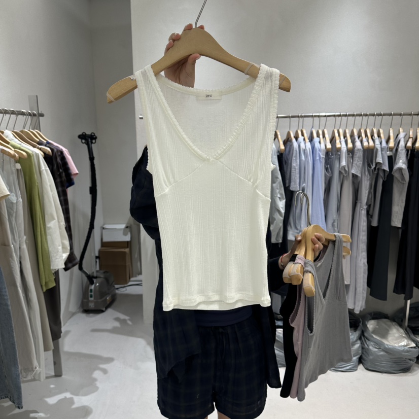 OVU東大門實拍韓國女裝新品26夏季時尚職業推薦人氣吊帶背心OVU吊帶/背心圖色1