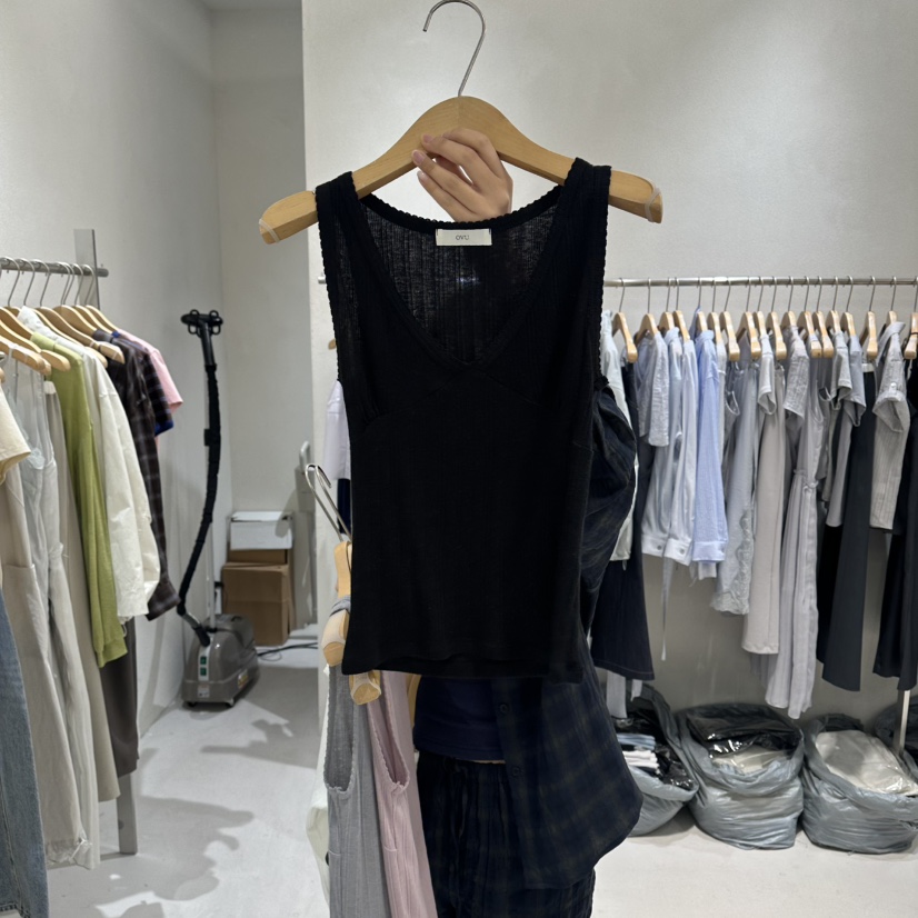 OVU東大門實拍韓國女裝新品26夏季時尚職業推薦人氣吊帶背心OVU吊帶/背心圖色2