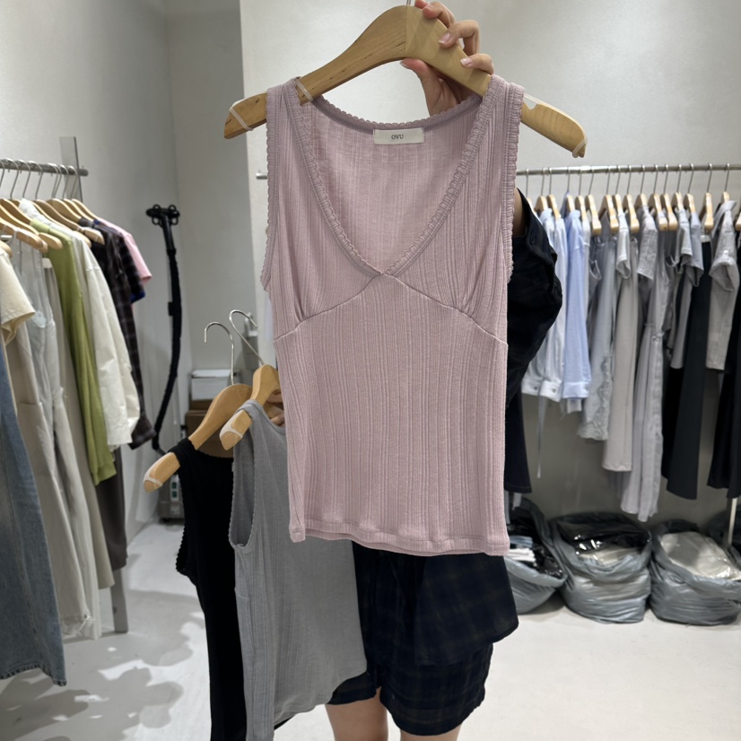 OVU東大門實拍韓國女裝新品26夏季時尚職業推薦人氣吊帶背心OVU吊帶/背心圖色3