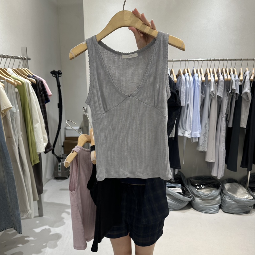 OVU東大門實拍韓國女裝新品26夏季時尚職業推薦人氣吊帶背心OVU吊帶/背心圖色4