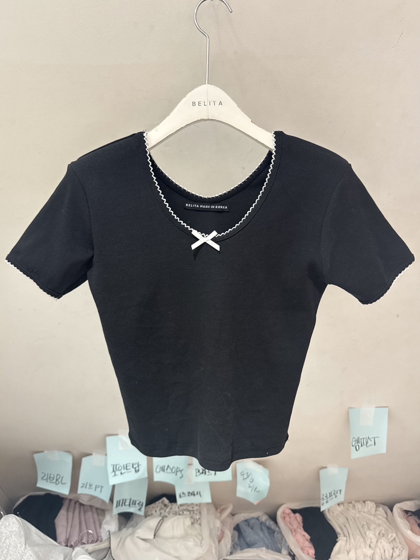 BELITA-L韓國直郵女士新品推薦熱賣職業26春夏休閑26夏季T恤BELITA-LT恤圖色3