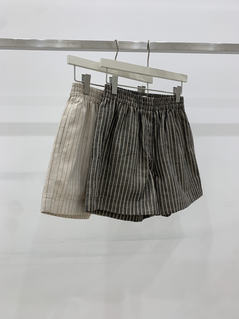 ARVE韓國直郵女士新品26夏季26春夏推薦休閑人氣短褲亞麻布ARVE短褲