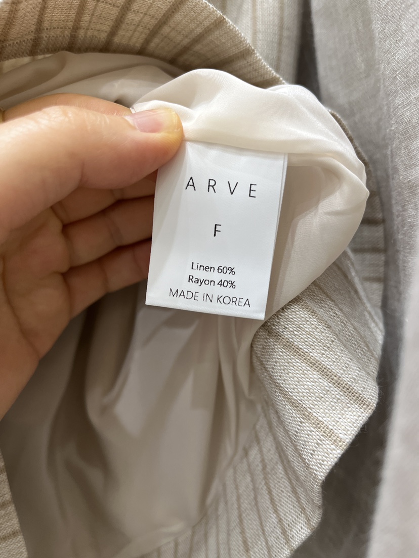 ARVE韓國直郵女士新品26夏季26春夏推薦休閑人氣短褲亞麻布ARVE短褲
