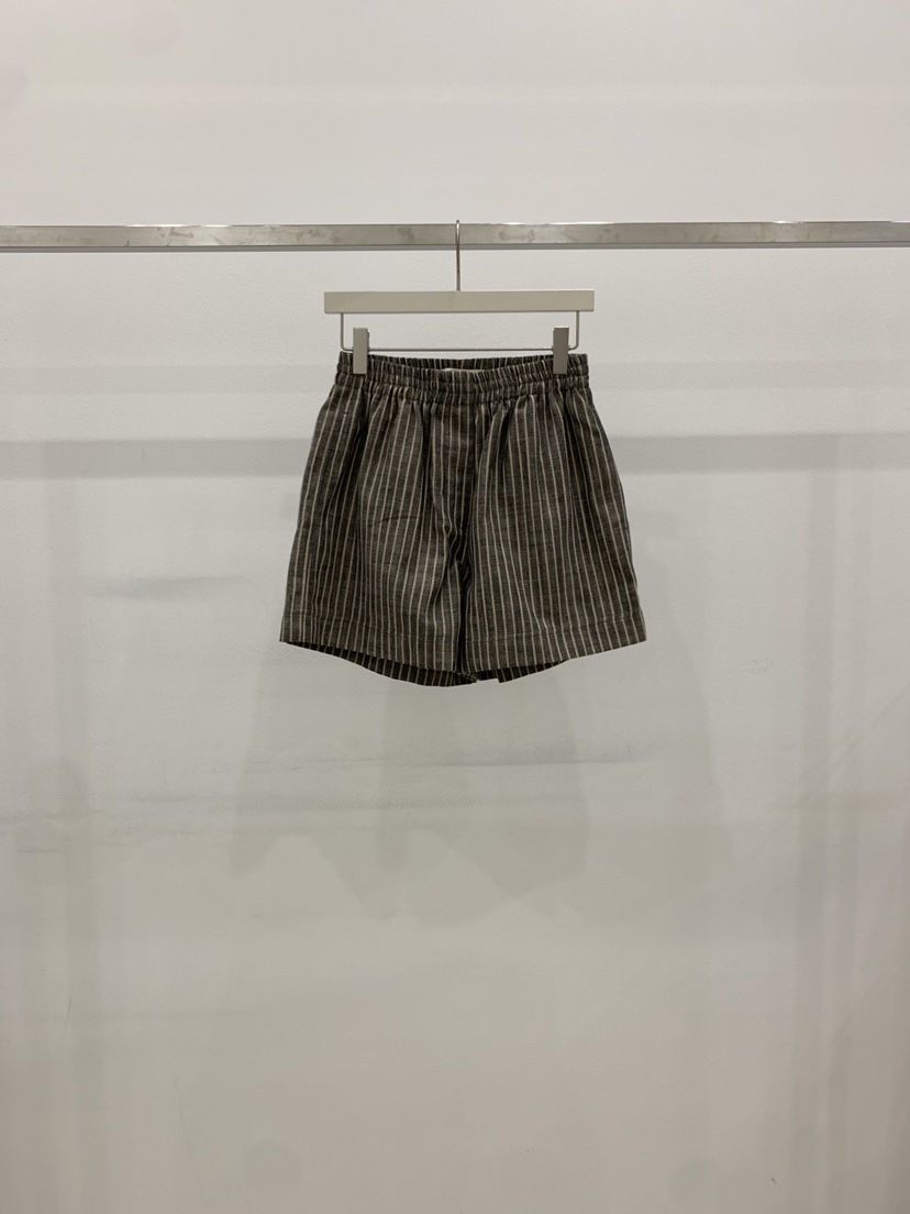 ARVE韓國直郵女士新品26夏季26春夏推薦休閑人氣短褲亞麻布ARVE短褲圖色2