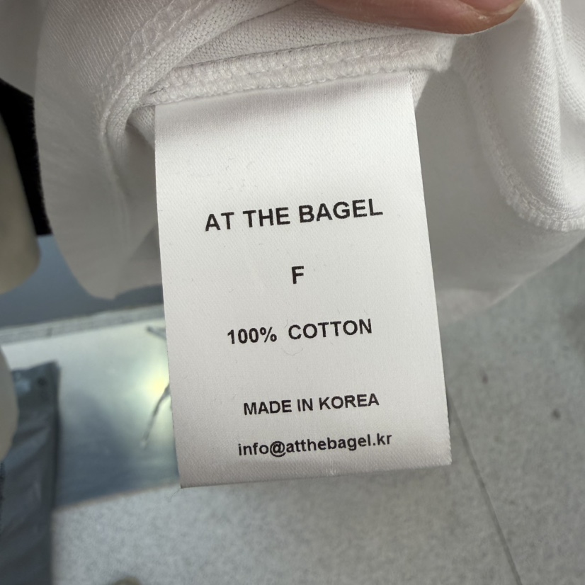 AT THE BAGEL韓國直郵女士新品熱賣時尚26夏季人氣推薦T恤AT THE BAGELT恤