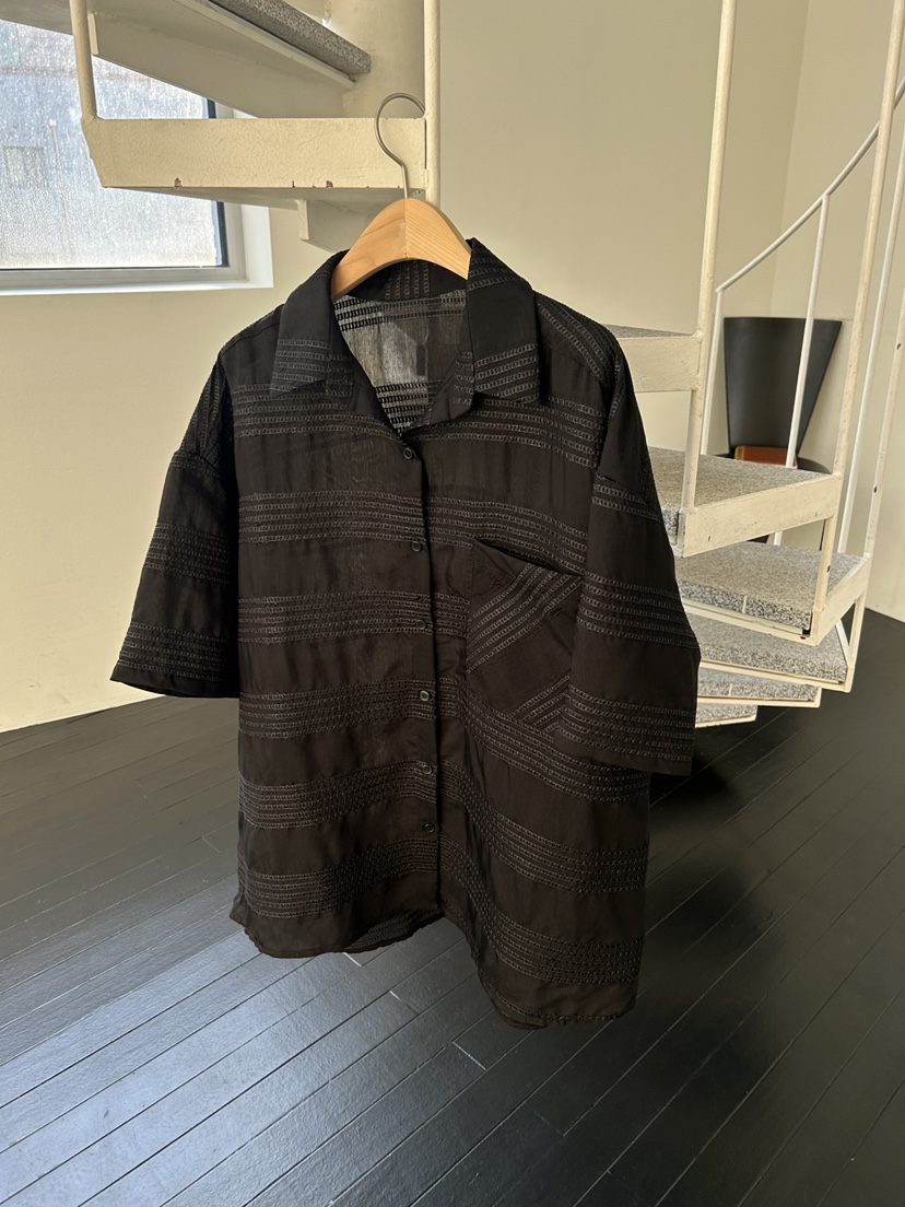 AS THOUGHT韓國直郵女裝新品推薦時尚26夏季休閑襯衫蕾絲衫AS THOUGHT襯衫/蕾絲衫圖色2