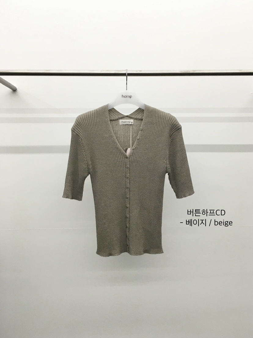HEMP-P韓國直郵女裝新款休閑26夏季26春夏職業針織衫紐扣hemp針織衫圖色1
