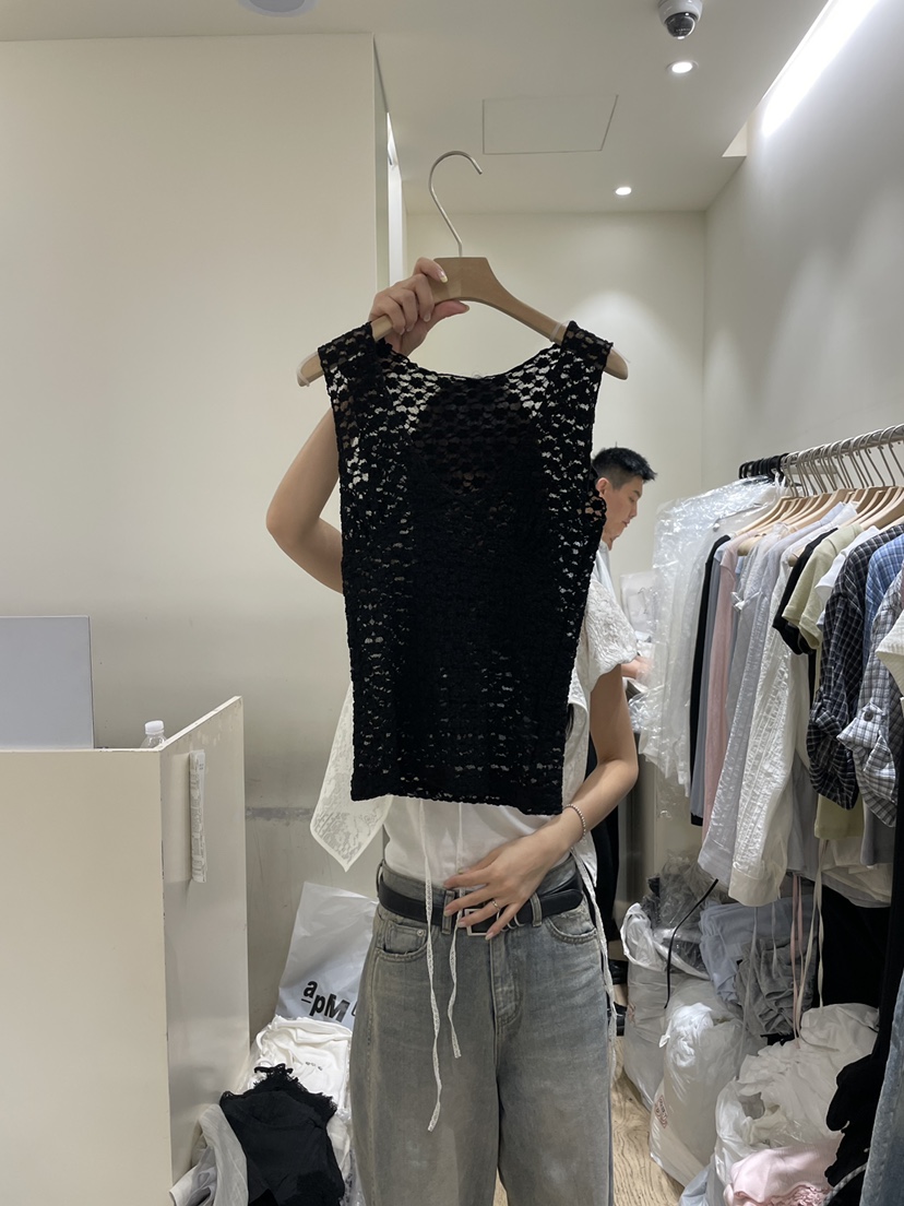 FLOWER-L韓國直郵女士新品26夏季休閑人氣熱賣時尚吊帶背心FLOWER-L吊帶/背心圖色2