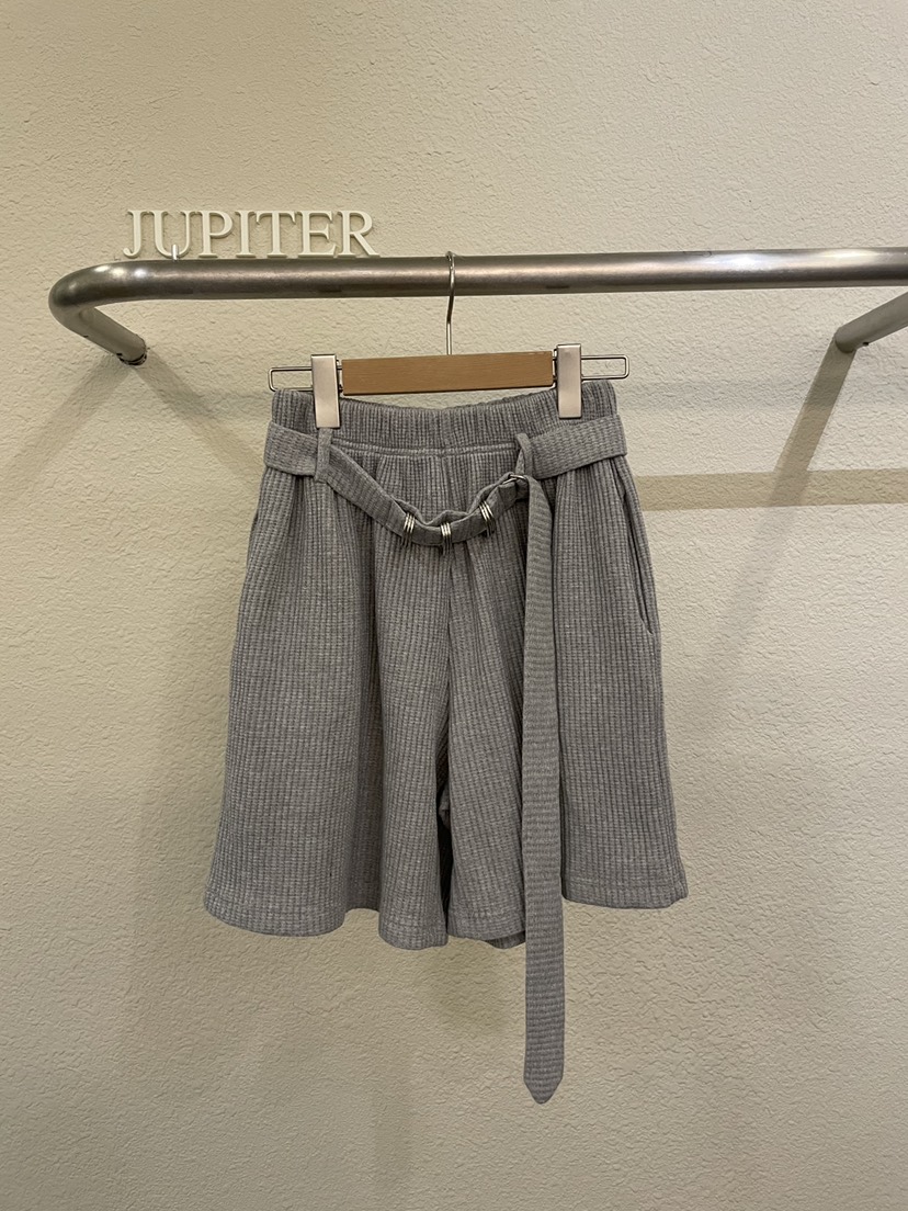 JUPITER韓國代購女士新款時尚推薦熱賣26夏季26春夏短褲腰帶JUPITER短褲圖色1