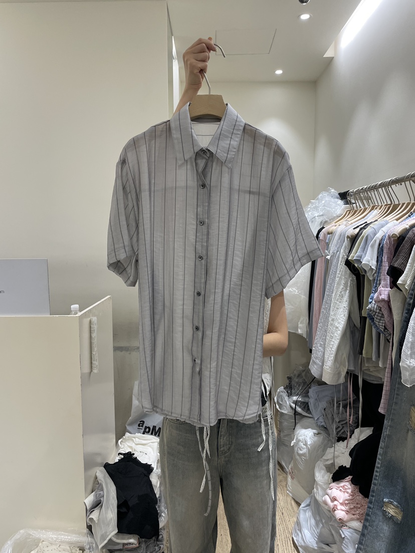 FLOWER-L韓國東大門代購女士新品職業26夏季休閑襯衫蕾絲衫FLOWER-L襯衫/蕾絲衫圖色1