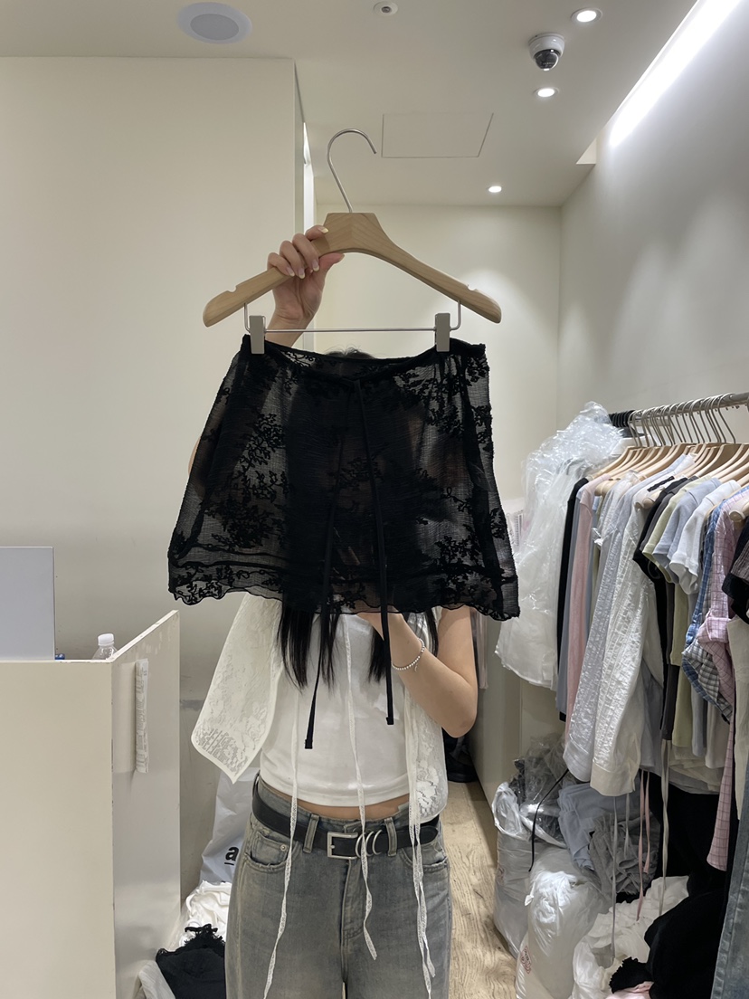 FLOWER-L韓國代購女士新款推薦時尚人氣熱賣休閑26春夏短裙FLOWER-L短裙圖色2