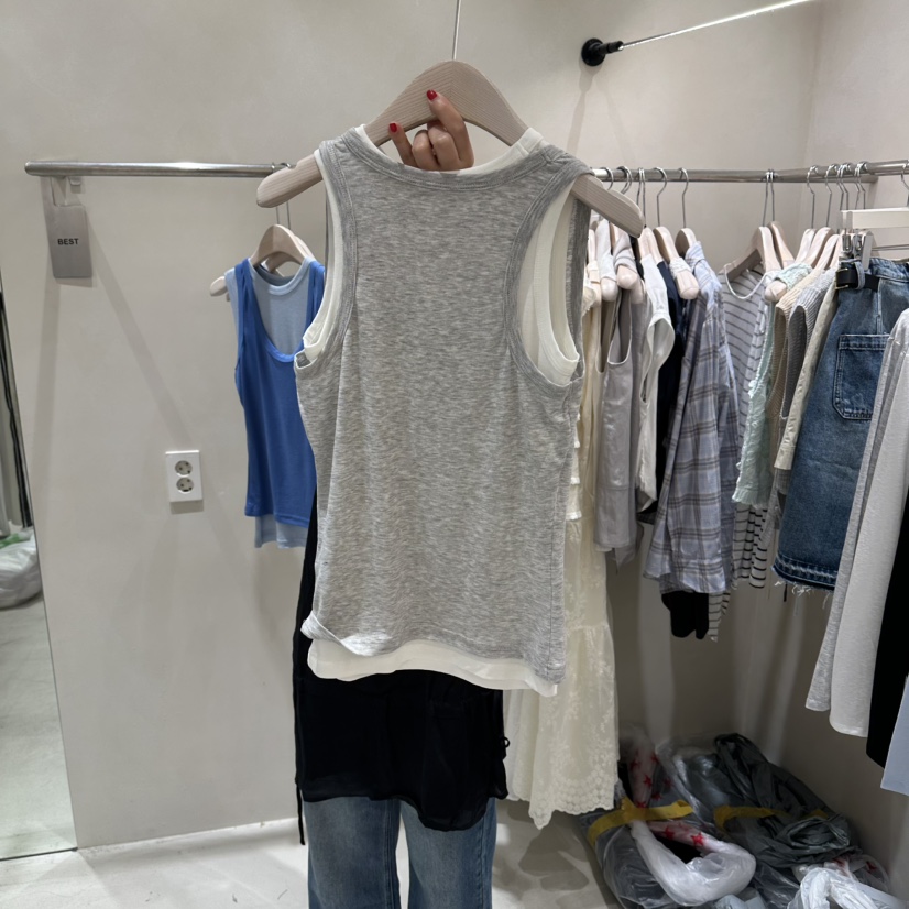 Color B韓國東大門直郵女裝新品熱賣26春夏職業套裝兩件套Color B套裝