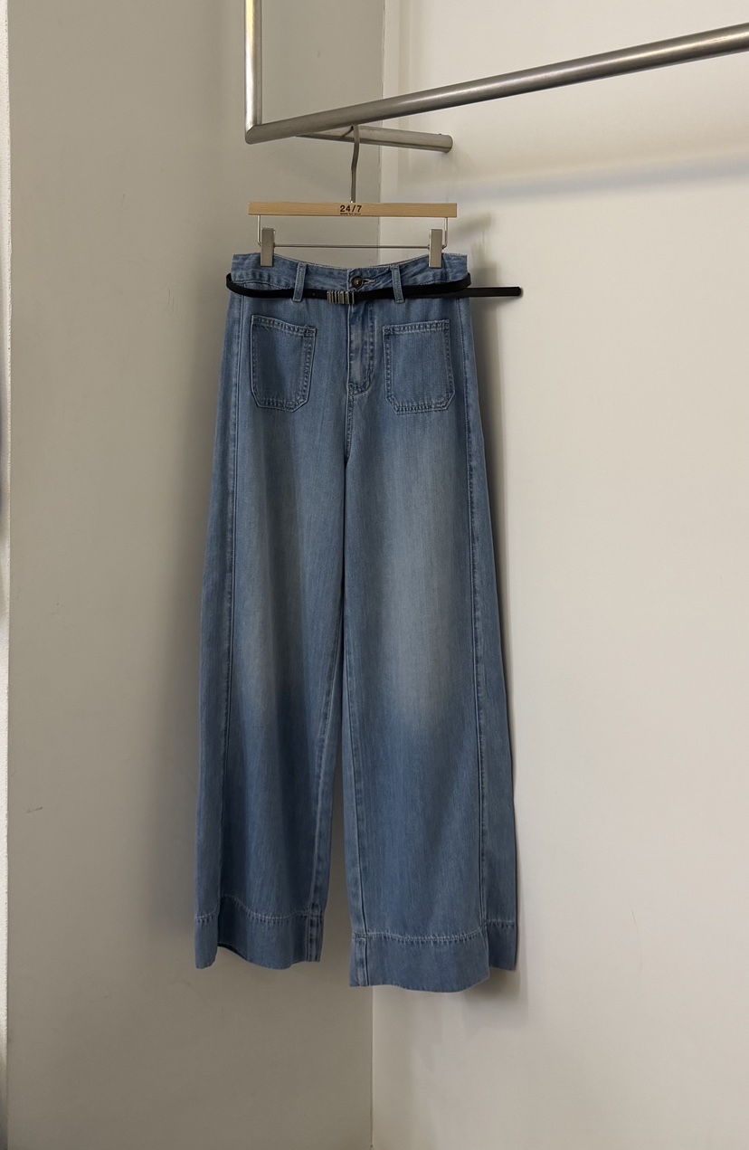 TWENTY FOUR SEVEN24-7韓國代購女士新品人氣休閑褲含腰帶TEWNTY FOUR SEVEN24-7休閑褲圖色3
