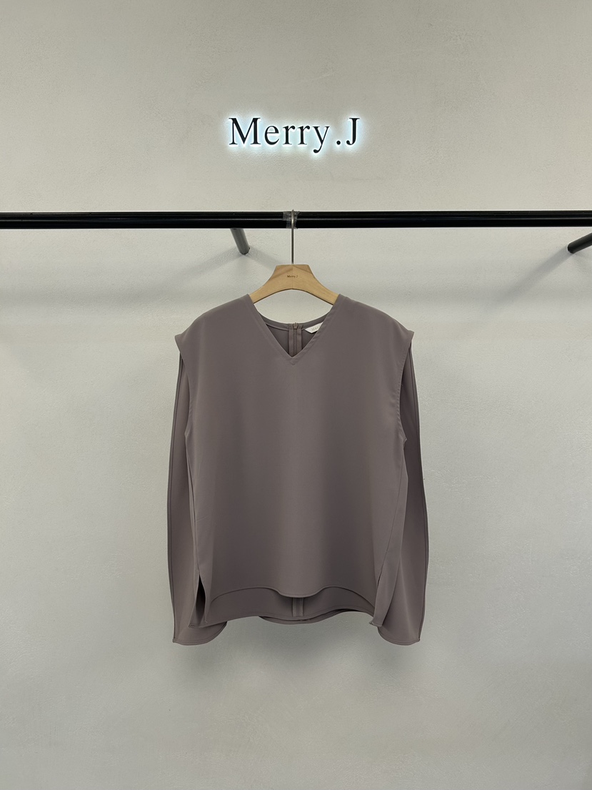MERRY-J韓國直郵實拍女士新品職業26夏季休閑襯衫蕾絲衫MERRY-J襯衫/蕾絲衫圖色1