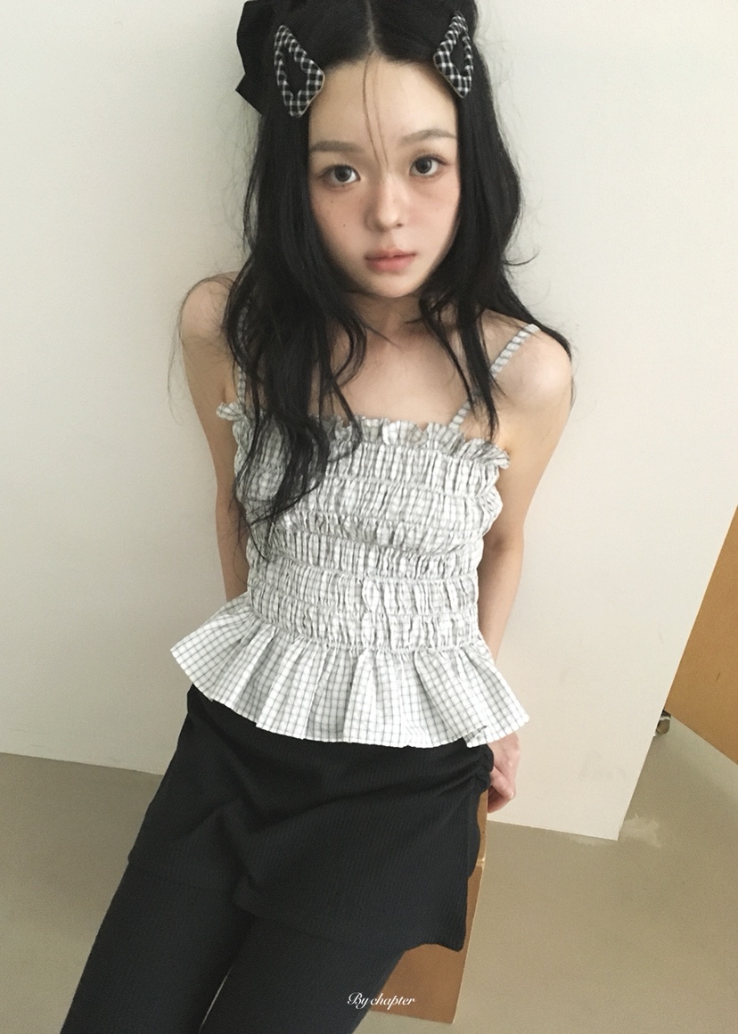 BY CHAPTER韓國代購女士新款人氣時尚休閑26春夏吊帶背心BY Chapter吊帶/背心