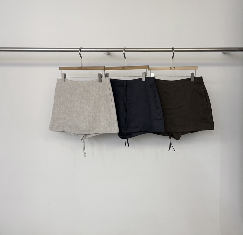 TWENTY FOUR SEVEN24-7韓國直郵女裝新款26春夏裙褲亞麻布TEWNTY FOUR SEVEN24-7裙褲