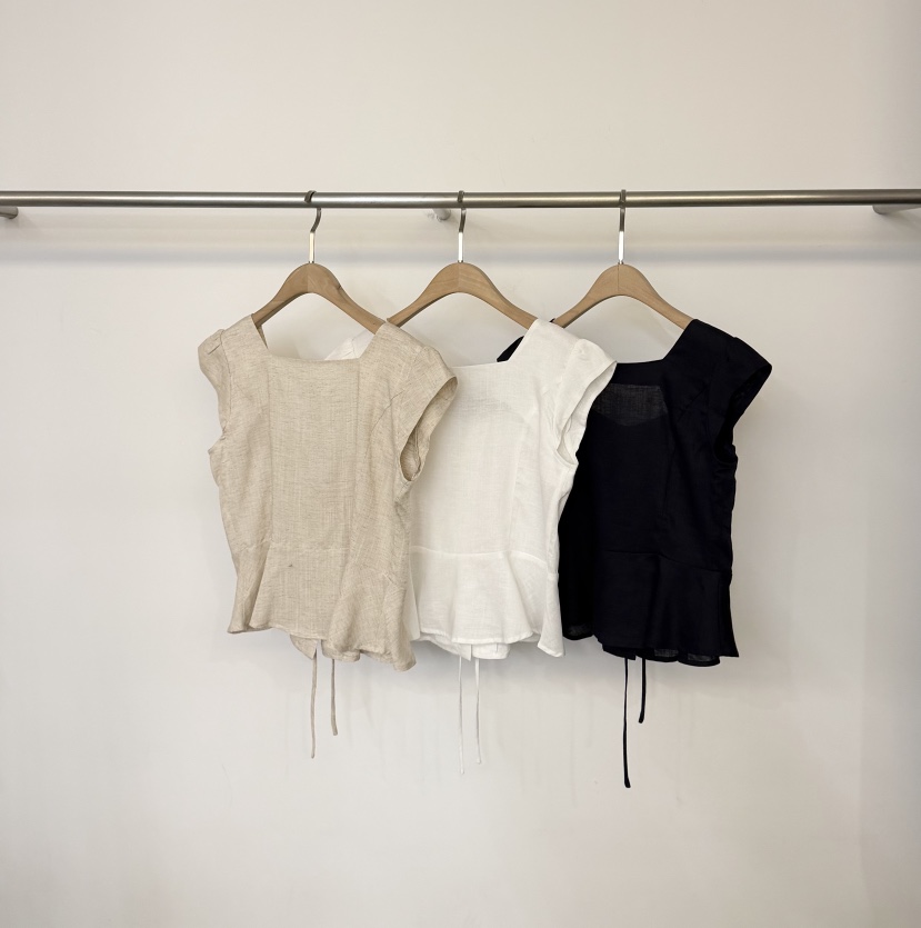 TWENTY FOUR SEVEN24-7韓國代購女士新款熱賣襯衫蕾絲衫亞麻布TEWNTY FOUR SEVEN24-7襯衫/蕾絲衫