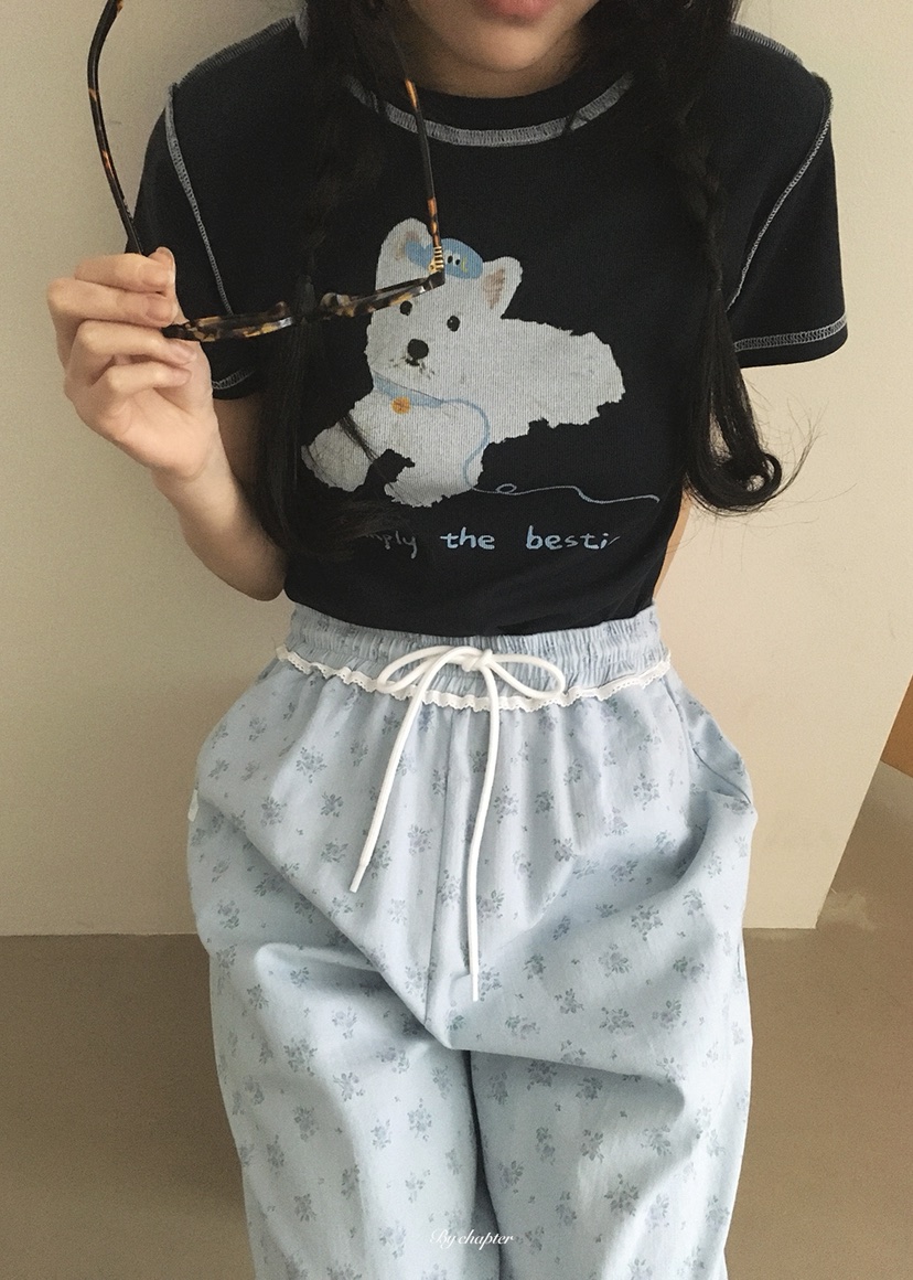 BY CHAPTER韓國直郵女士新款26夏季職業時尚熱賣T恤雙面BY ChapterT恤