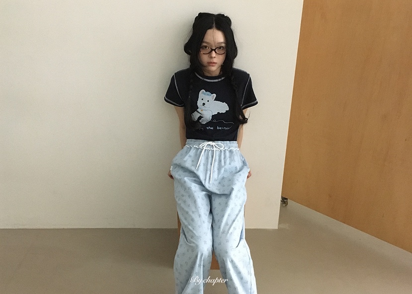 BY CHAPTER韓國直郵女士新款26夏季職業時尚熱賣T恤雙面BY ChapterT恤