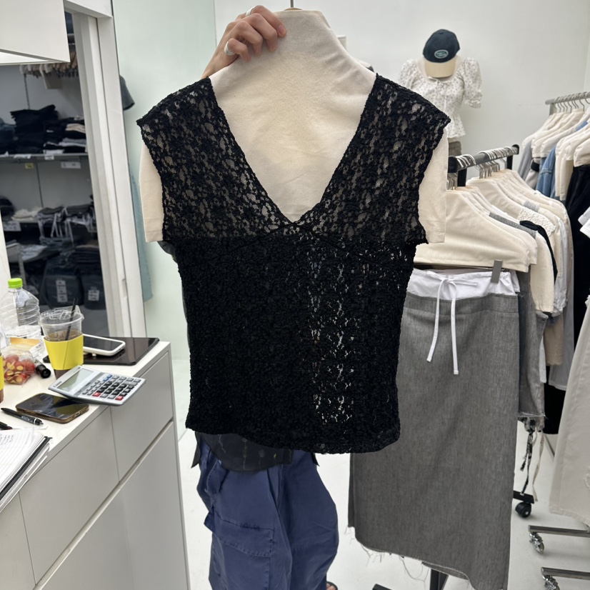 CHAV東大門實拍韓國女裝新款時尚推薦26夏季休閑吊帶背心CHAV吊帶/背心圖色2