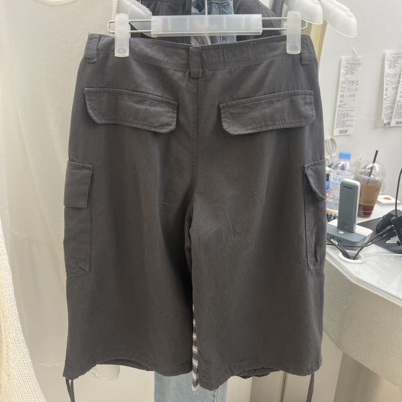 ACME東大門實拍韓國女裝新品26春夏時尚休閑熱賣短褲口袋ACME短褲