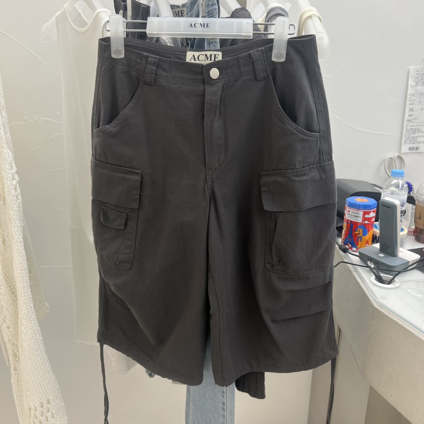 ACME東大門實拍韓國女裝新品26春夏時尚休閑熱賣短褲口袋ACME短褲圖色2