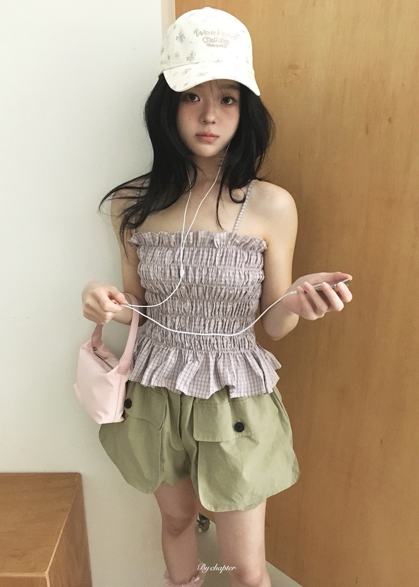 BY CHAPTER東大門實拍韓國女裝新款26夏季職業人氣短褲口袋BY Chapter短褲