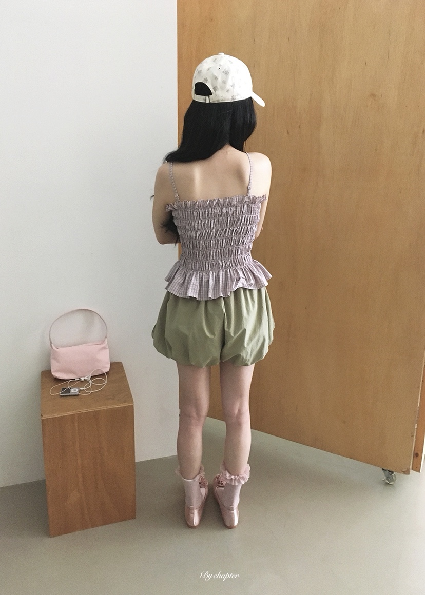 BY CHAPTER東大門實拍韓國女裝新款26夏季職業人氣短褲口袋BY Chapter短褲
