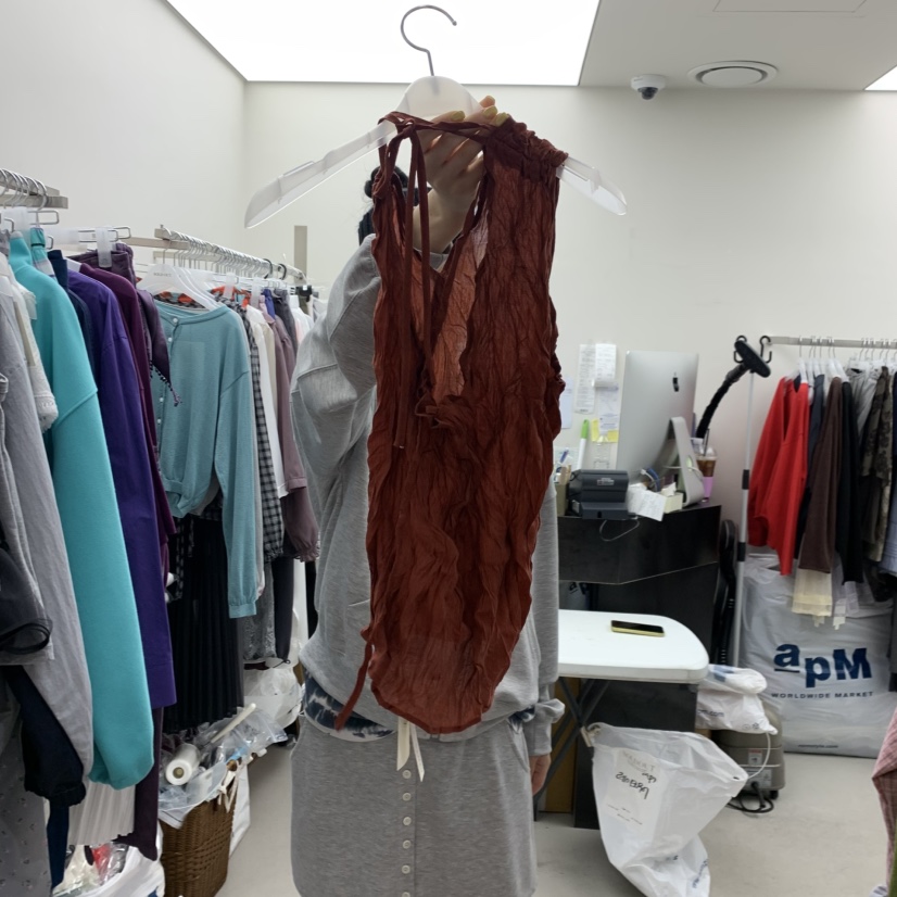 SOLD OUT韓國東大門代購女裝新品26春夏推薦時尚吊帶背心SOLD OUT吊帶/背心