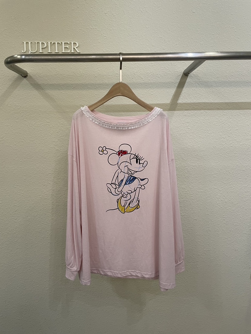 JUPITER韓國直郵女士新品26春夏職業26夏季時尚休閑長袖T恤JUPITER長袖T恤圖色2