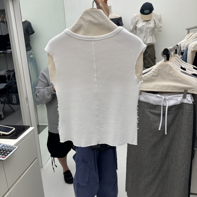 CHAV韓國東大門直郵女士新品26春夏推薦職業26夏季吊帶背心鵝CHAV吊帶/背心