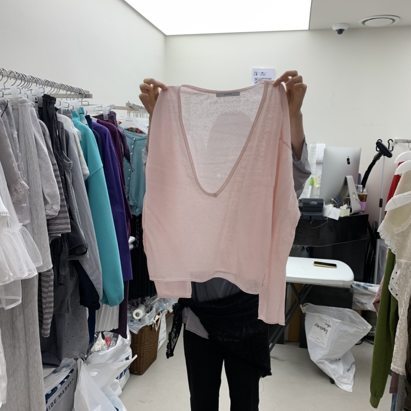 SOLD OUT韓國直郵實拍女士新款人氣推薦針織衫不含內搭亞麻SOLD OUT針織衫圖色6