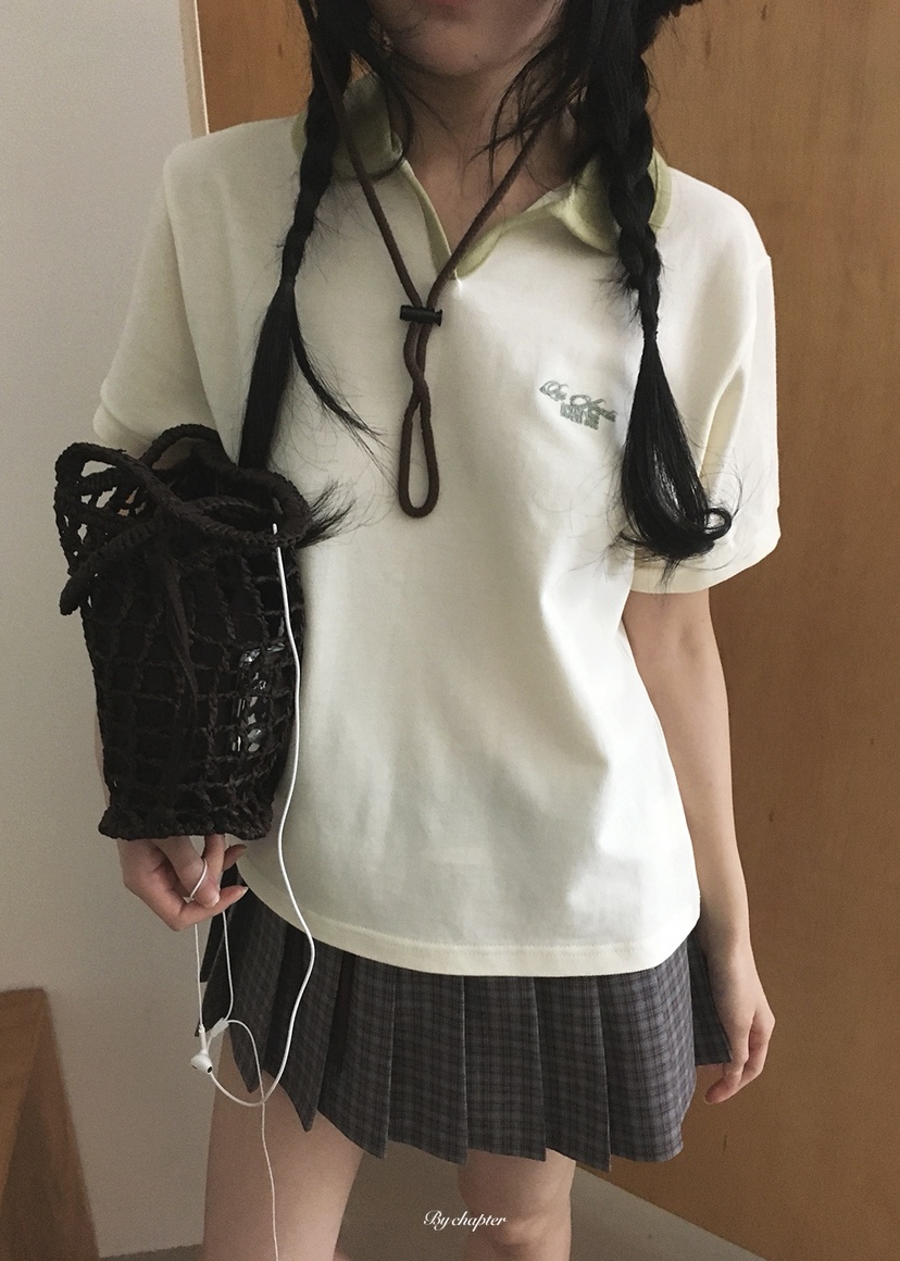 BY CHAPTER韓國代購女士新款休閑26春夏時尚職業26夏季T恤BY ChapterT恤圖色2