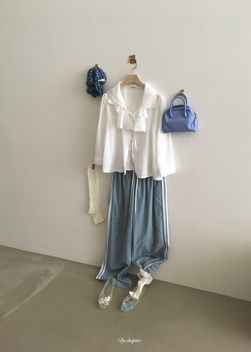 BY CHAPTER韓國東大門直郵女士新款26春夏時尚襯衫蕾絲衫BY Chapter襯衫/蕾絲衫