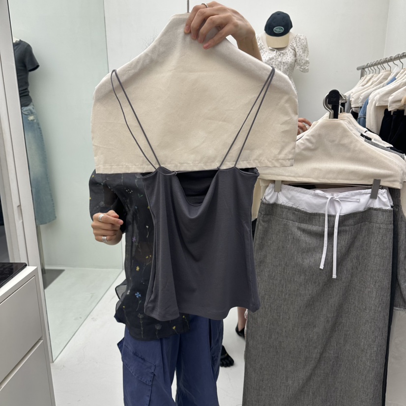 CHAV韓國東大門代購女裝新品職業休閑時尚人氣推薦吊帶背心CHAV吊帶/背心