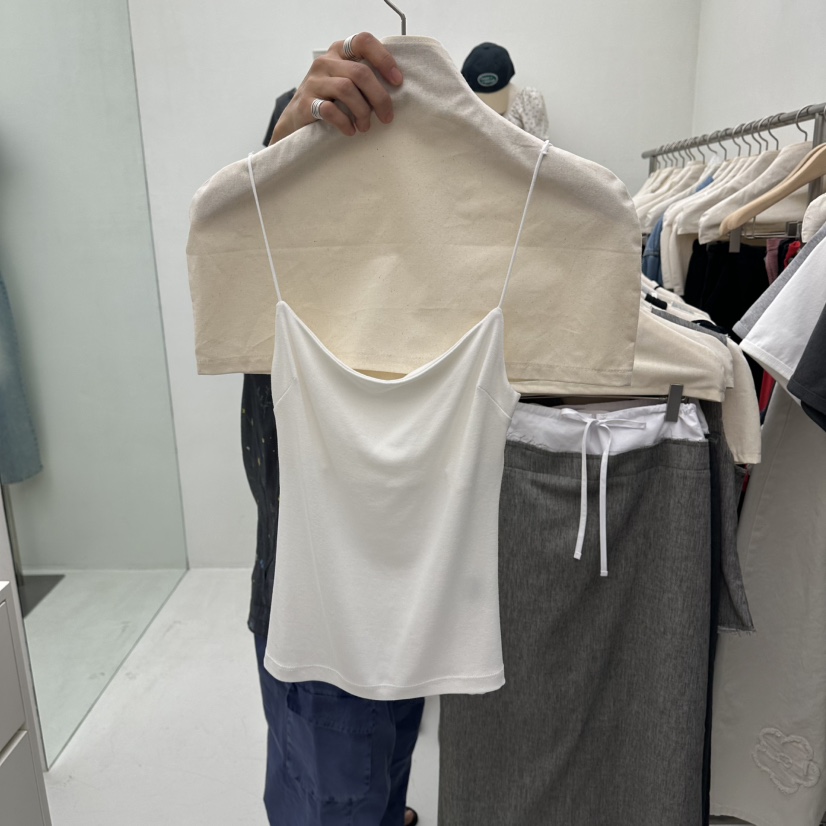 CHAV韓國東大門代購女裝新品職業休閑時尚人氣推薦吊帶背心CHAV吊帶/背心圖色1