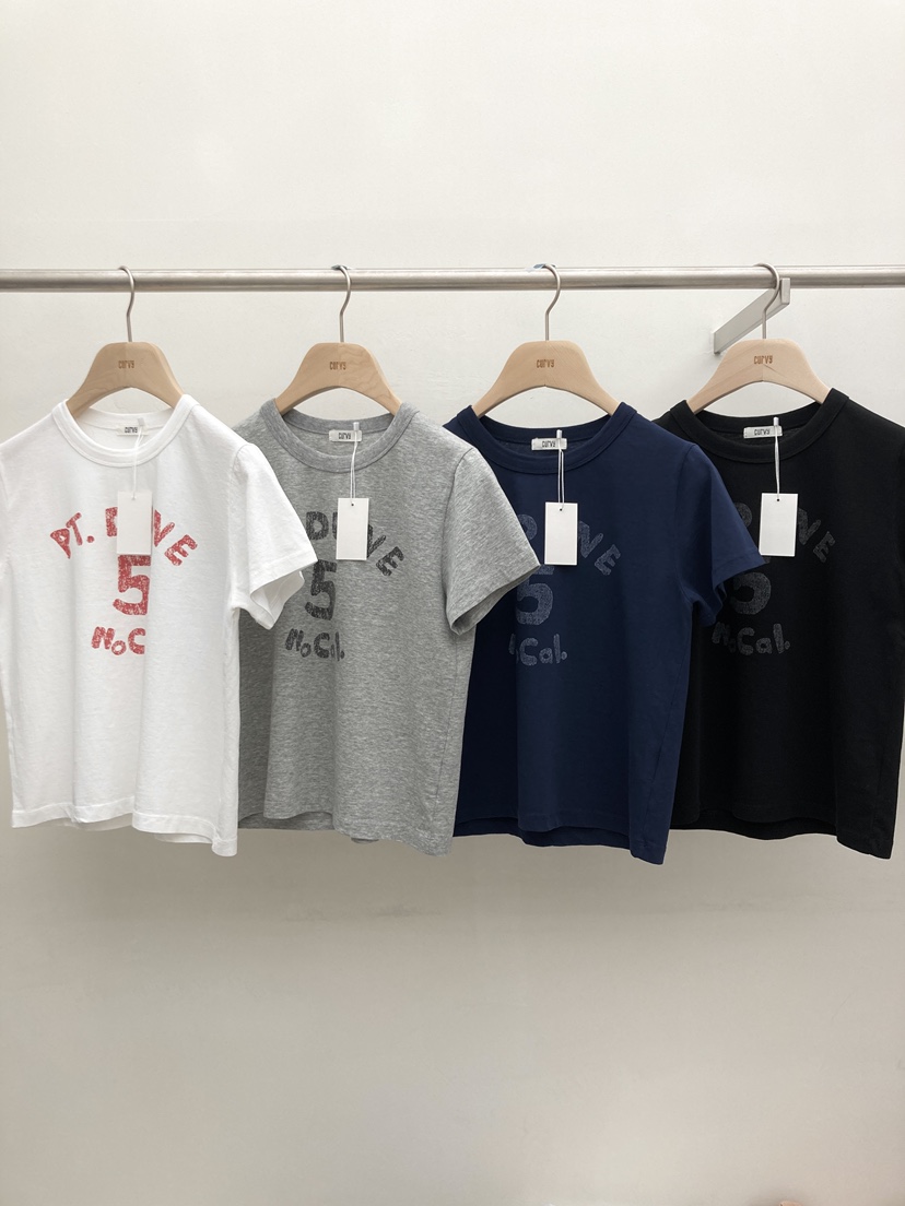 CURVY韓國東大門代購女裝新款26春夏休閑26夏季時尚職業T恤CURVYT恤