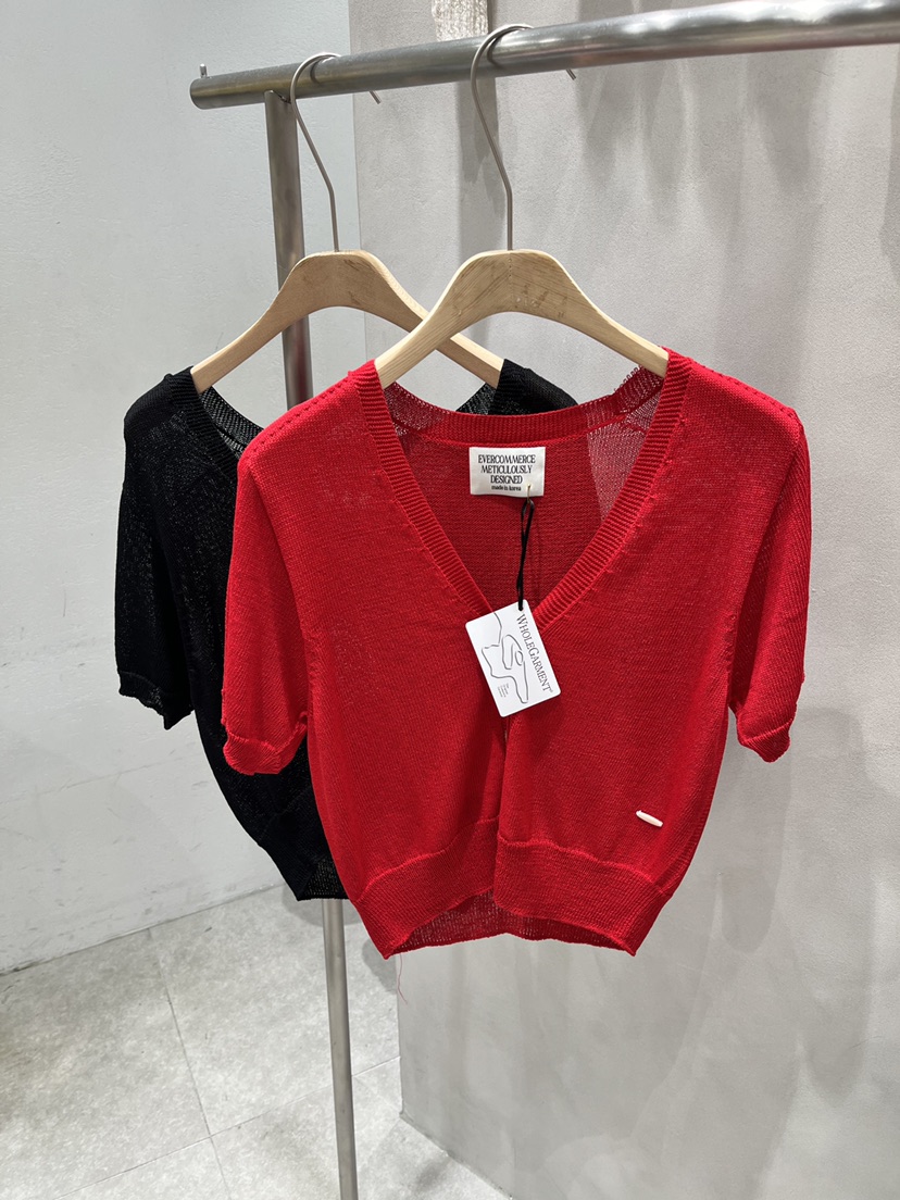 EVERCOMMERCE METICULOUSLY DESIGNED韓國直郵女士新品26春夏針織衫EVERCOMMERCE METICULOUSLY DESIGNED針織衫