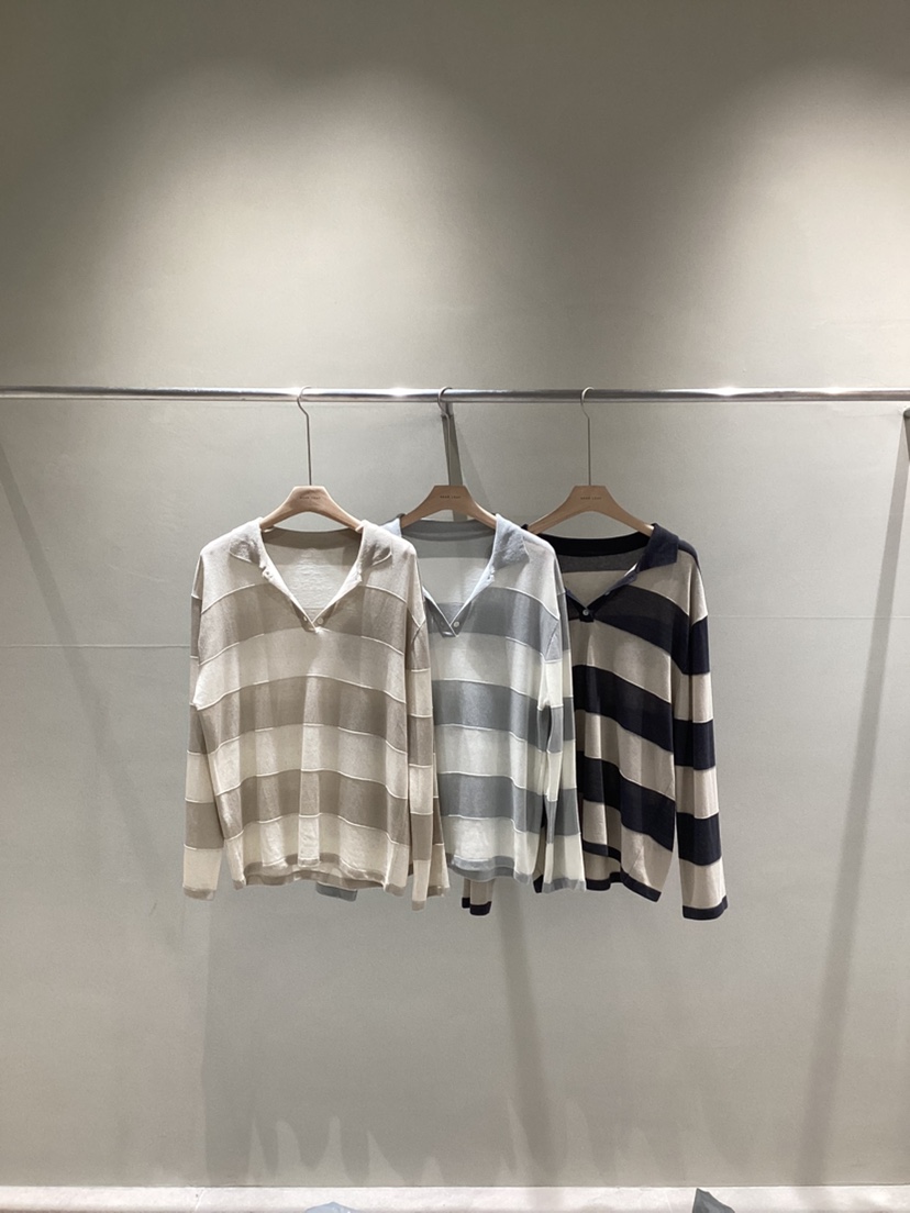 NEAR LEAP-P韓國東大門代購女裝新品26夏季熱賣針織衫條紋NEAR LEAP/The N:L針織衫