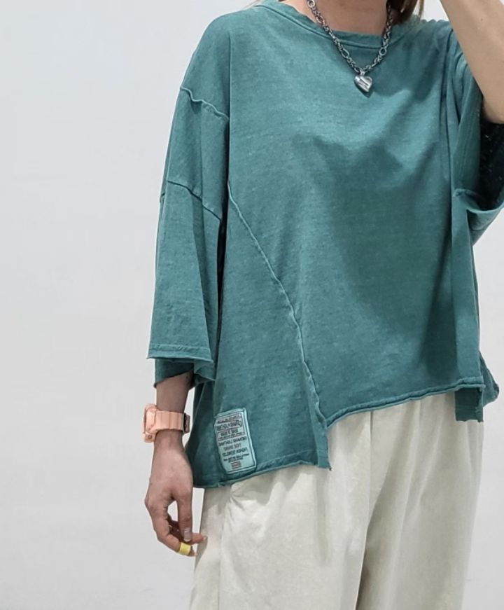 ZACCU韓國直郵女裝新款時尚推薦休閑人氣26夏季職業熱賣T恤ZACCUT恤