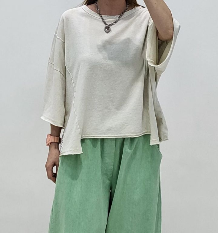 ZACCU韓國直郵女裝新款時尚推薦休閑人氣26夏季職業熱賣T恤ZACCUT恤