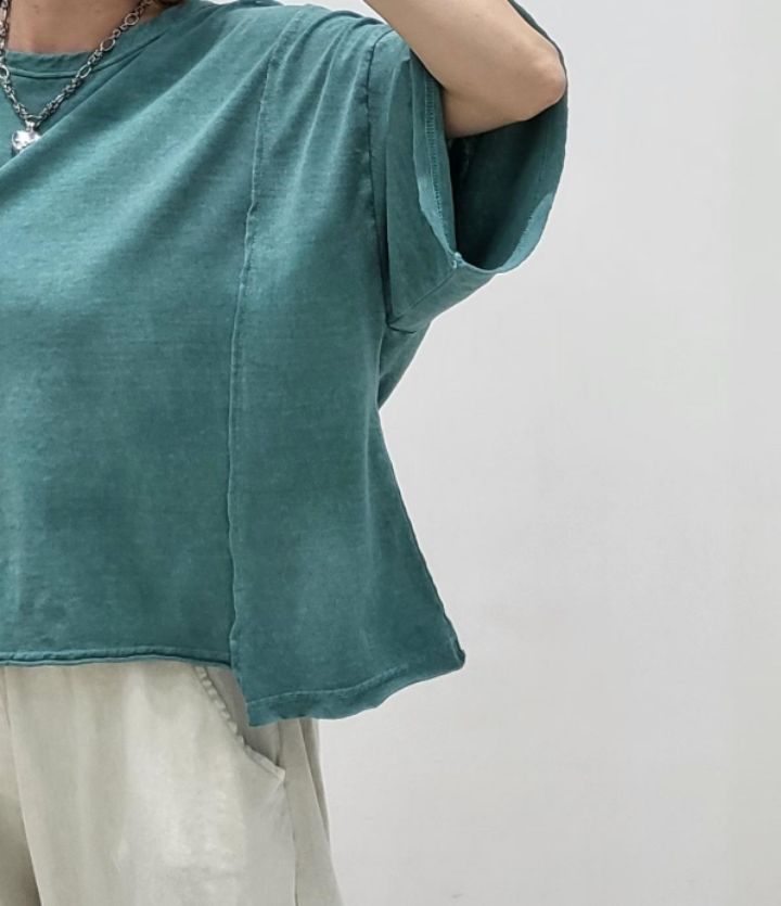 ZACCU韓國直郵女裝新款時尚推薦休閑人氣26夏季職業熱賣T恤ZACCUT恤