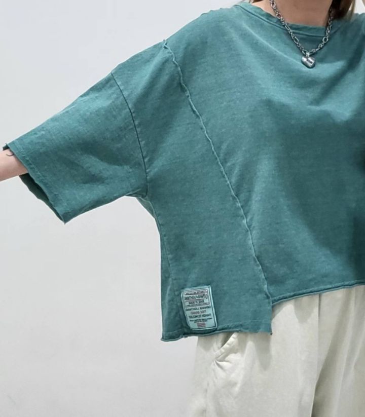 ZACCU韓國直郵女裝新款時尚推薦休閑人氣26夏季職業熱賣T恤ZACCUT恤