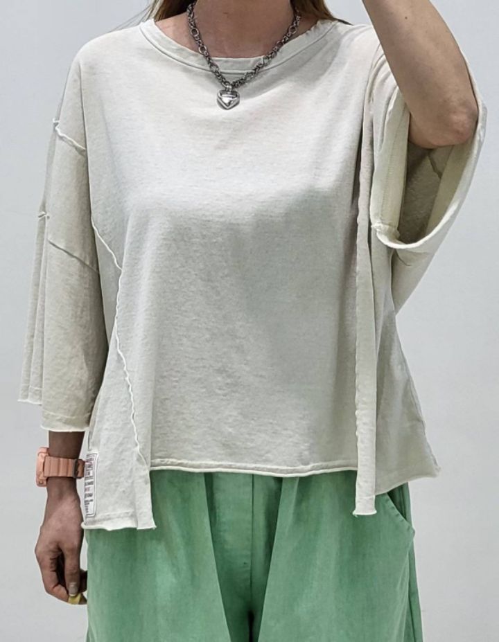 ZACCU韓國直郵女裝新款時尚推薦休閑人氣26夏季職業熱賣T恤ZACCUT恤