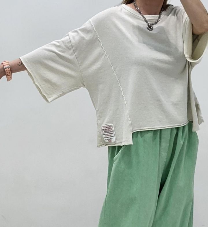 ZACCU韓國直郵女裝新款時尚推薦休閑人氣26夏季職業熱賣T恤ZACCUT恤