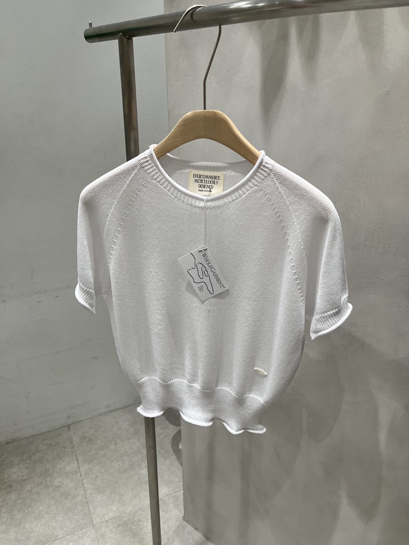 EVERCOMMERCE METICULOUSLY DESIGNED韓國直郵實拍女裝新品人氣針織衫亞麻EVERCOMMERCE METICULOUSLY DESIGNED針織衫
