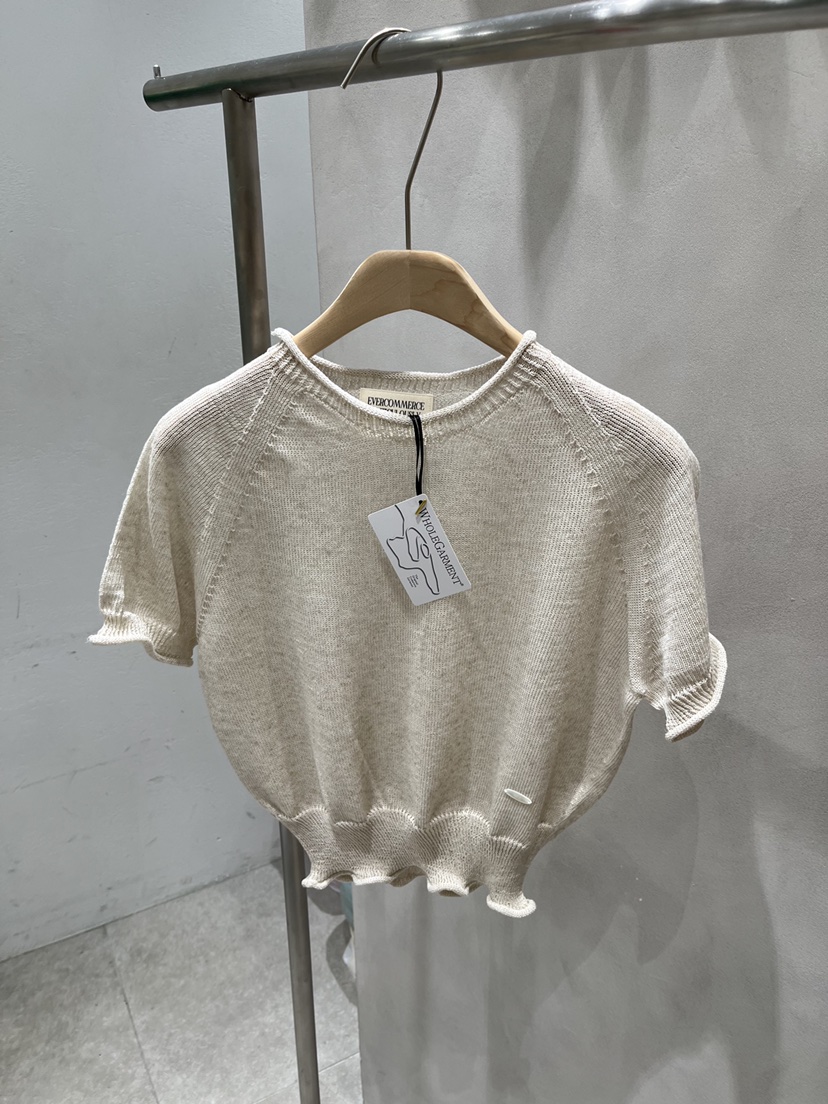 EVERCOMMERCE METICULOUSLY DESIGNED韓國直郵實拍女裝新品人氣針織衫亞麻EVERCOMMERCE METICULOUSLY DESIGNED針織衫圖色1