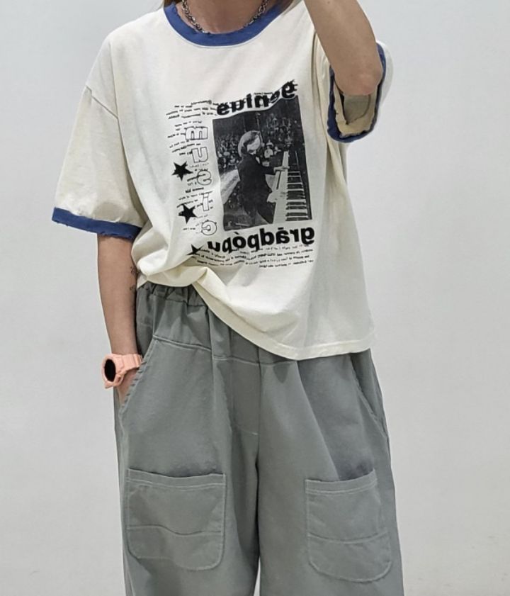 ZACCU韓國代購女裝新款時尚休閑熱賣人氣26春夏推薦26夏季T恤ZACCUT恤