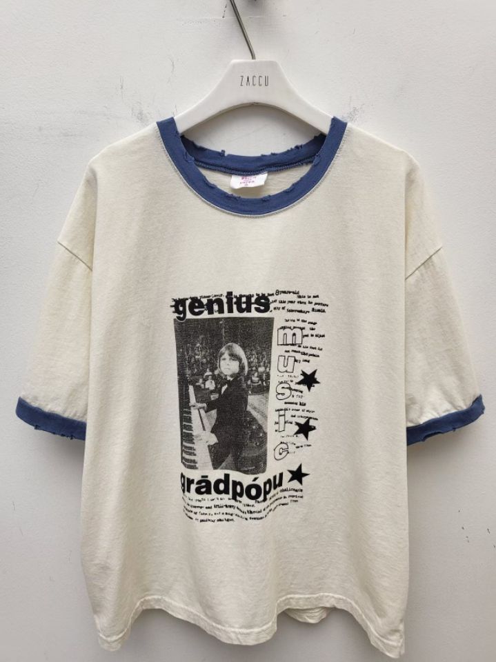 ZACCU韓國代購女裝新款時尚休閑熱賣人氣26春夏推薦26夏季T恤ZACCUT恤圖色1