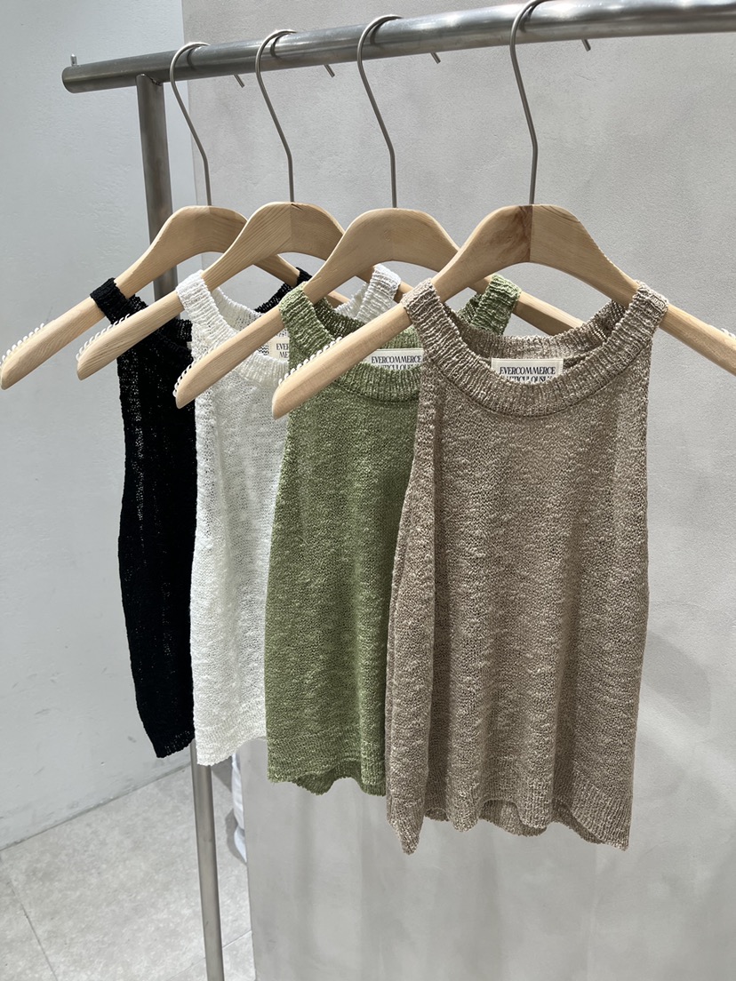 EVERCOMMERCE METICULOUSLY DESIGNED韓國直郵女士新品職業吊帶背心EVERCOMMERCE METICULOUSLY DESIGNED吊帶/背心